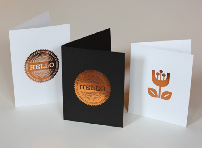 GREETING CARDS WITH FOIL